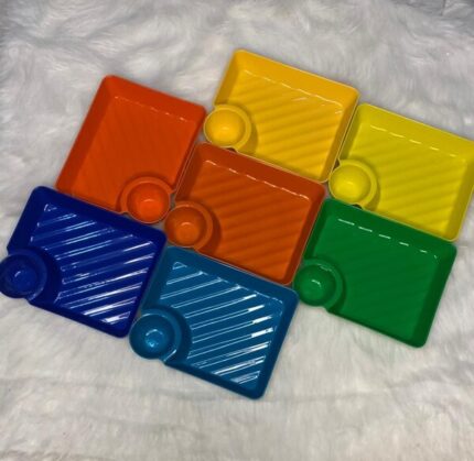 ডাম্পলিং প্লেট সেট - মাল্টিপল কালার (Dumpling Plate)